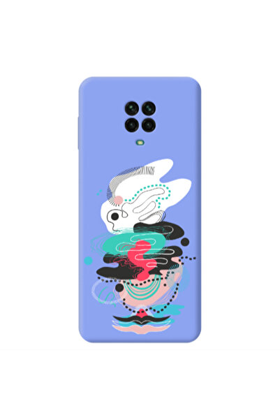 Other Xiaomi Redmi Note 9 Pro Abstract 50 Light Purple Colored Silicone TPU Θήκη