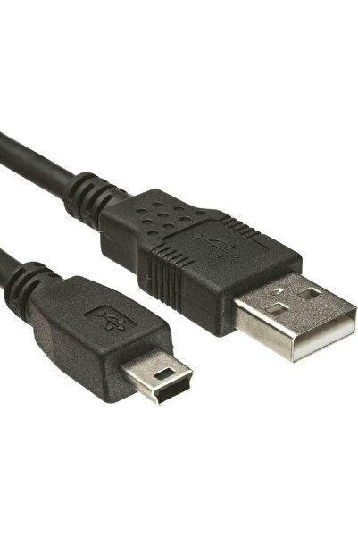 POWERTECH Καλώδιο USB 2.0 USB-A αρσενικό - mini USB-A αρσενικό Μαύρο 3 μ. (CA...