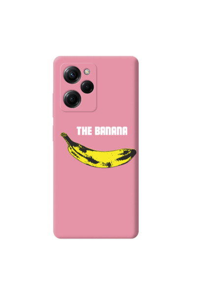 Other Xiaomi Poco X5 Pro The banana Pink Colored Silicone TPU Θήκη