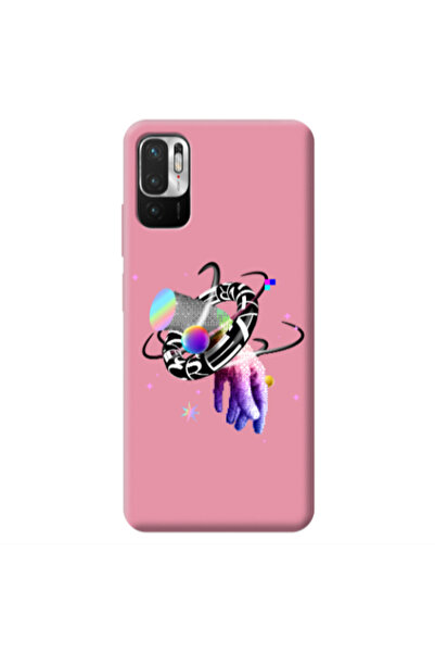 Other Xiaomi Redmi Note 10 Pro 5G Y2k Pink Colored Silicone TPU Θήκη