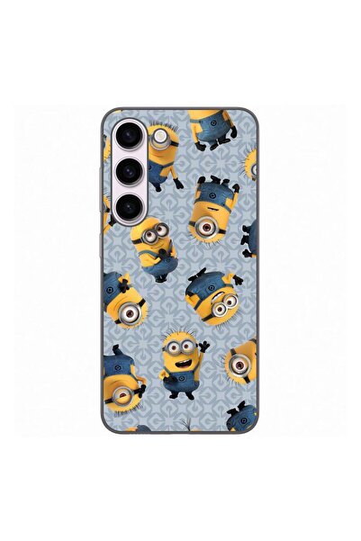 OEM Husa compatibila cu Samsung Galaxy S23 Silicon Gel Tpu Model Pattern Minioni