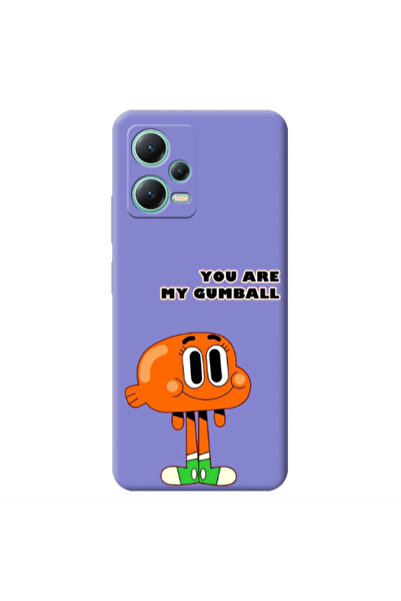 Other Xiaomi Redmi Note 12 Pro 5G You are my gumball Purple Colored Silicone ...