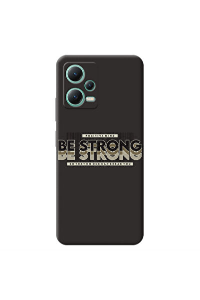 Other Xiaomi Redmi Note 12 Pro 5G Positivemind Black Colored Silicone TPU Θήκη