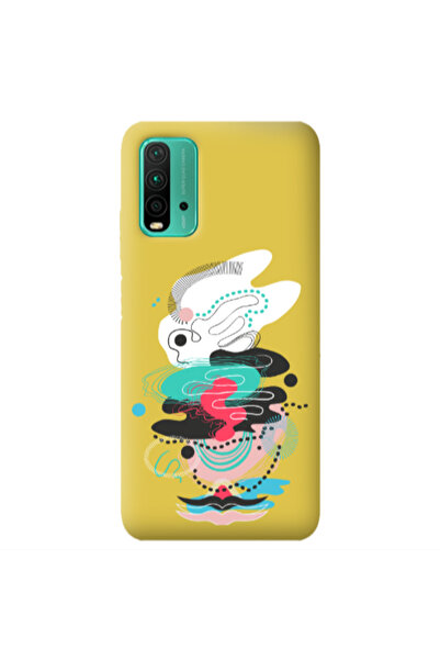 Other Xiaomi Poco M3 Abstract 50 Yellow Colored Silicone TPU Θήκη