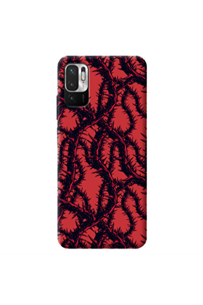 Other Xiaomi Redmi Note 10 Pro 5G Prickly ivy Red Colored Silicone TPU Θήκη