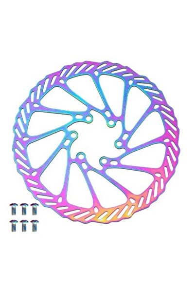 Hobbys 160 mm Renkli Raınbow Disk Fren Rotoru 6 Vidalı Disk Rotoru