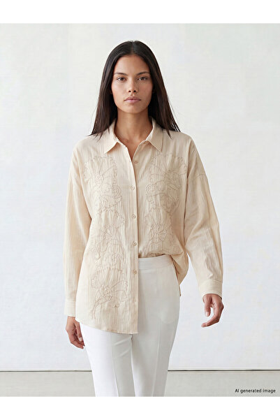 LC Waikiki I Beaded Embroidered Women's Shirt Tunic from Freezen Store