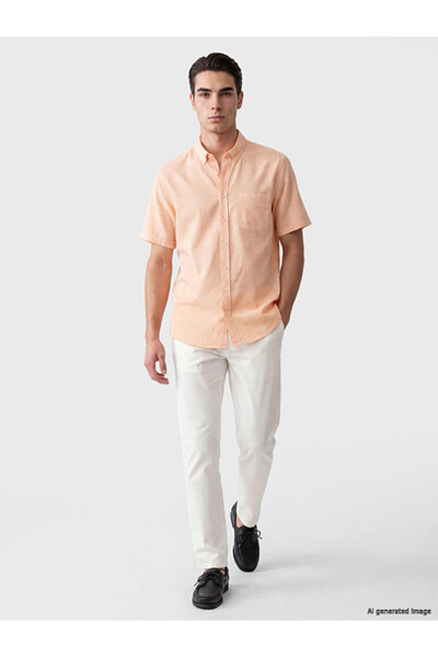 LC Waikiki Regular Fit Linen Blended Men's Shirt