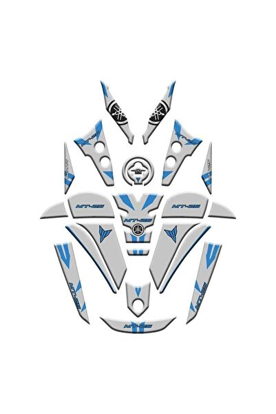 SEVGENT Yamaha Mt25 2020 - 2026 Uyumlu Full Tank Pad Set 011