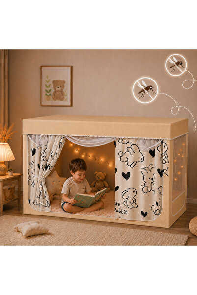 Gerenic A complete children's mosquito-net style tent that serves as a secret...