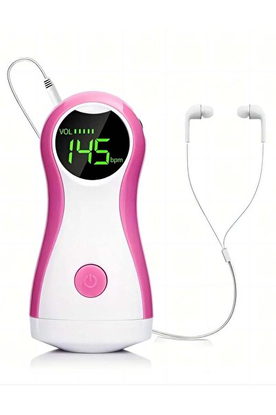 Arabest Baby Heart Rate Monitor,Portable Fetal Doppler,LCD Display,Free Headp...