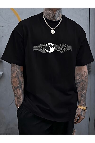212Wear Men's Pure Cotton T-shirt, Featuring a Minimalist Streamlined Globe P...
