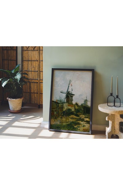 Pegziz Ulica i kuća Vincenta van Goga | Uramljeni umetnički poster sa gradski...