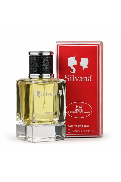Silvana Apa de Parfum Unisex U167, tip Cherry Smoke cireșe afumate, piele și lemn
