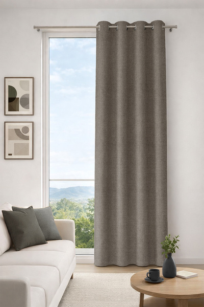 Premier Home ستارة إنزا بلاك آوت من الكتان 100×260 1×2.5 بوصة