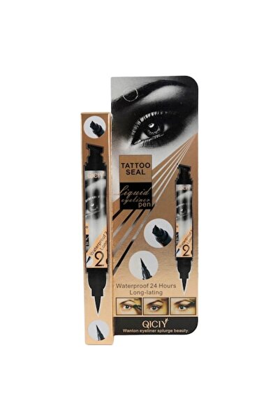 Ushas Eyeliner cu ștampilă, efect de tatuaj, rezistent la apă 24h, eyeliner l...