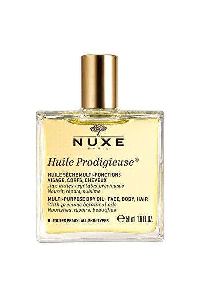 Nuxe Huile Prodigieuse, Ξηρό Ενυδατικό Λάδι για Πρόσωπο, Σώμα &amp; Μαλλιά, 50ml