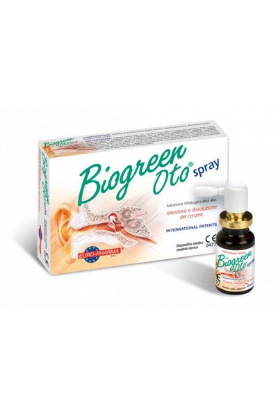 Bionat Biogreen Oto Spray Αποτελεσματικό Ωτικό Σπρέι Καθαρισμού για Όλη την Ο...