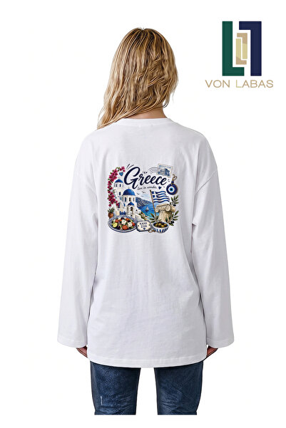 Grafftee Clothing Country Aesthetic (με θέμα τις χώρες) Μακρυμάνικο μπλουζάκι...