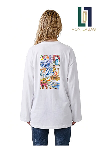 Grafftee Clothing Country Aesthetic (με θέμα τις χώρες) Μακρυμάνικο μπλουζάκι...
