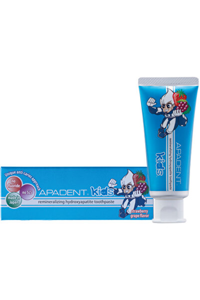 TePe Apadent Kids Παιδική Οδοντόκρεμα Φράουλα Σταφύλι 60ml