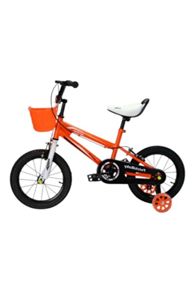 E-ANAMAG Bicicletă pentru copii FeichiBaby, 18 ", Portocalie
