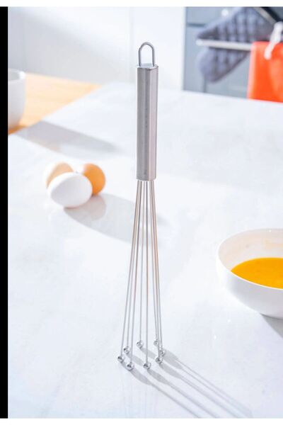 ACAR Çelik Boncuk Top Uçlu Çırpıcı 25 cm