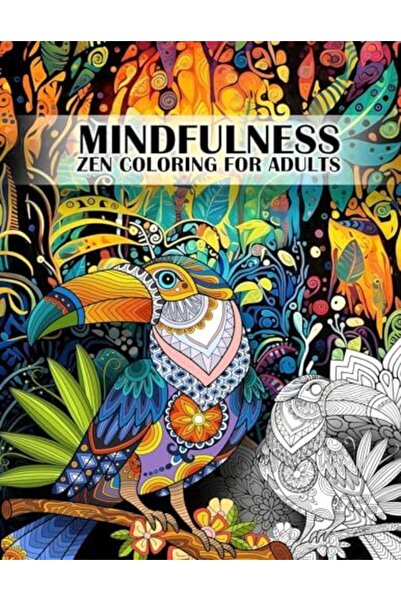 Harper Collins Mindfulness Coloring Book For Adults Amazing Zen And Mandala A...
