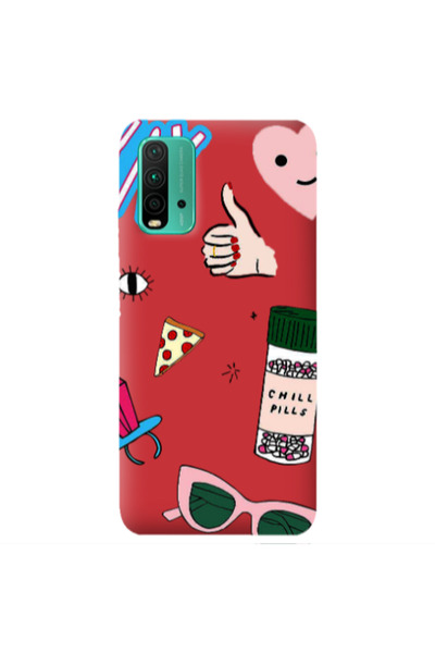 Other Xiaomi Poco M3 Chill Red Colored Silicone TPU Θήκη