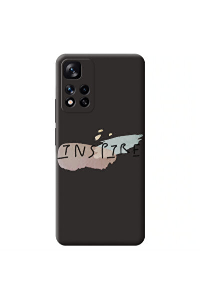 Other Xiaomi Redmi Note 11 Pro 5G Inspire Black Colored Silicone TPU Θήκη