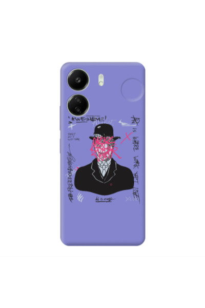 Other Xiaomi Redmi 13C Awes Purple Colored Silicone TPU Θήκη