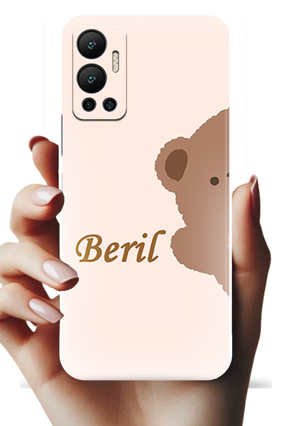 Noprin Infinix Hot 12 Kılıf - İsimli Yazılı Kişiye Özel Kişileştirelebilir Kı...
