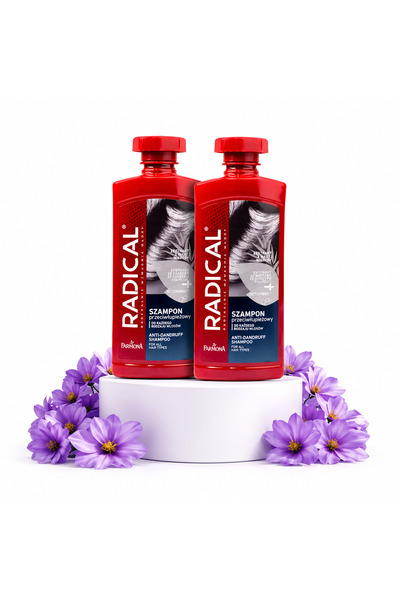 Radical Fermona Shampoo for Dandruff with Safflower and Vitamin E - 400ml + (...