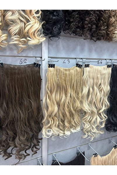 NATUREL peruk yarımay cıtcıtlı takcık