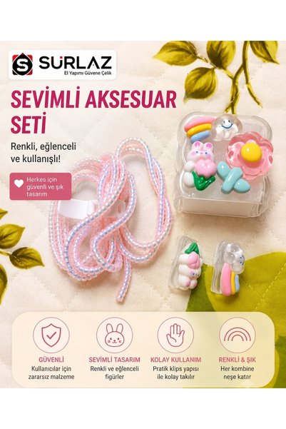iPhone 18W/20W Uyumlu Şarj Kılıfı, Şarj Kablosu Örme Aparatı, Kablo Koruyucu Aparatı,M.Ayıcıklı (Karışık)