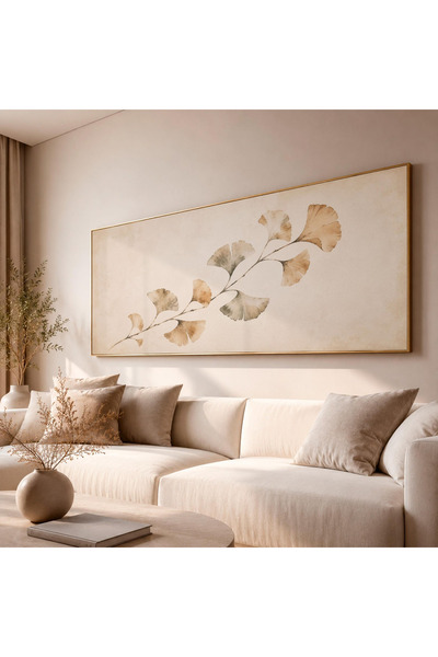 Tuba Decor Tek Parça Gerçek Ahşap Yatay Panorama