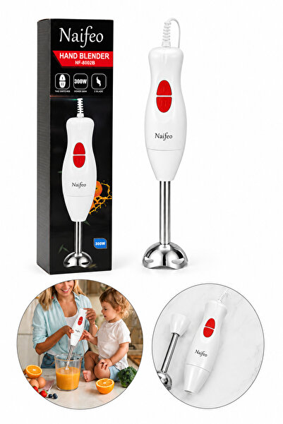 OEM HomeRoy Blender Vertical 300W, 2 viteze, Lamă din oțel inoxidabil, Mâner ...