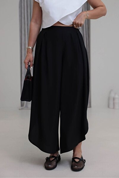 Suziş Yandan Slit Waist Elastic Pants 4S3070