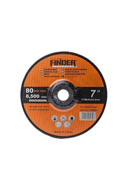 Tradesor Δίσκος κοπής μετάλλου - 7"" - 180*6*22mm - Finder - 195644