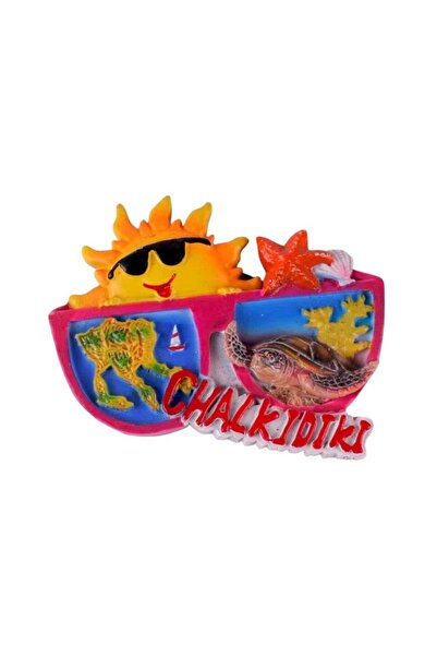Tradesor Tουριστικό μαγνητάκι Souvenir - Σετ 12pcs - Resin Magnet - Chalkidik...