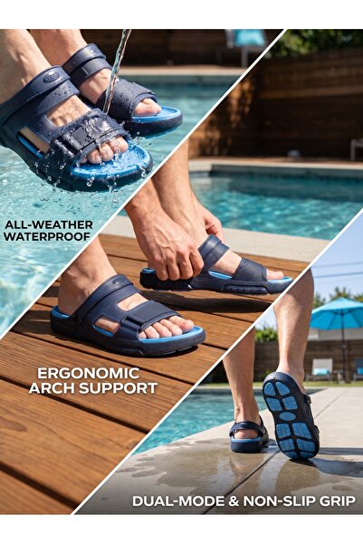 GlobalOne Mart Men's Professional Comfort Clogs - Anti-Slip Soft Sole - Super...