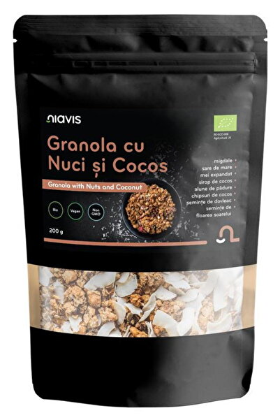 Niavis Granola cu Nuci si Cocos Ecologica/Bio 200g