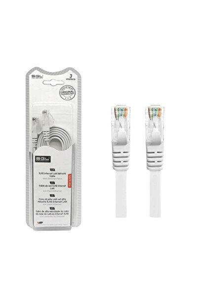 sgl Καλώδιο δικτύου Ethernet - Πλακέ - A8P8C - 3m - 096414