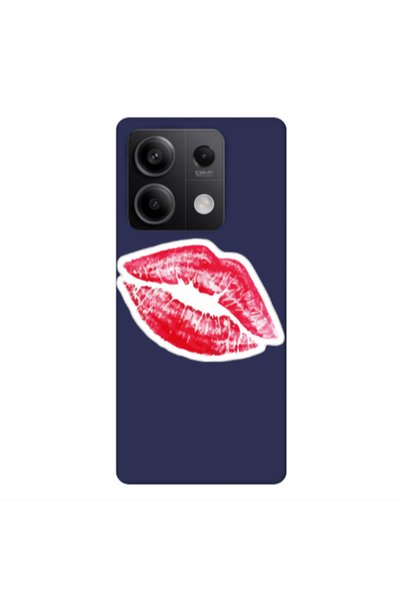 Other Xiaomi Redmi Note 13 5G Drooling Tongue Dark blue Colored Silicone TPU ...