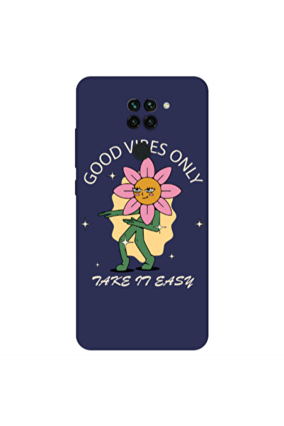 Other Xiaomi Redmi Note 9 Good Vibes Only Dark blue Colored Silicone TPU Θήκη