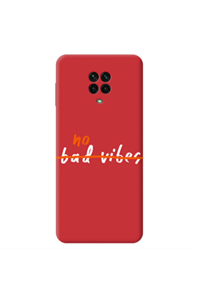 Other Xiaomi Redmi Note 9 Pro No bad vibes 2 Red Colored Silicone TPU Θήκη