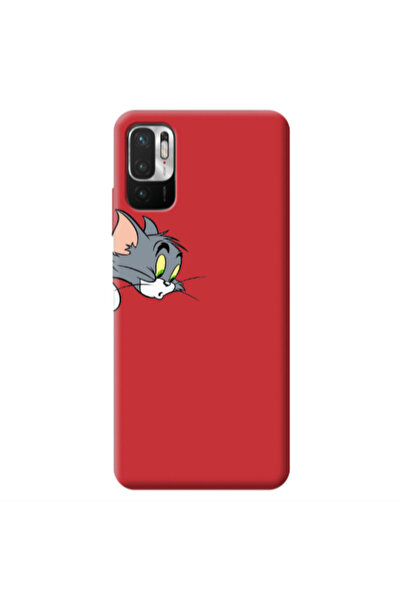 Other Xiaomi Redmi Note 10 Pro 5G Tom 1 Red Colored Silicone TPU Θήκη