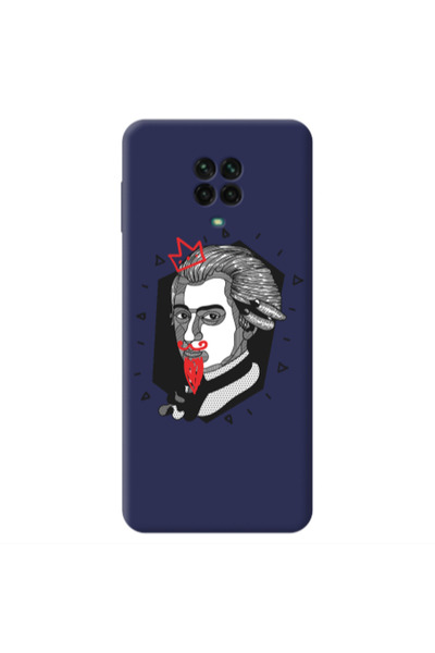Other Xiaomi Redmi Note 9 Pro Bearded Dark blue Colored Silicone TPU Θήκη