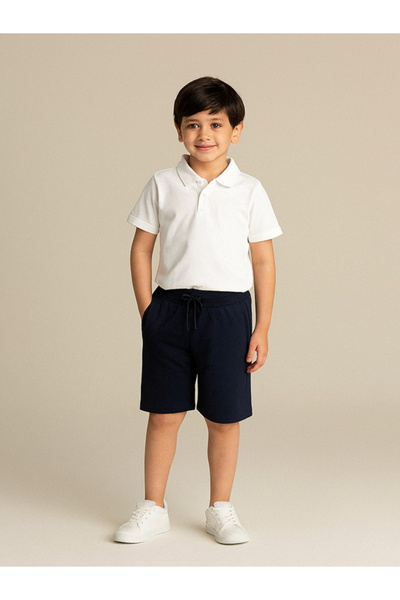 Victor and Jane By Styli Boys 100% Cotton French Terry Shorts