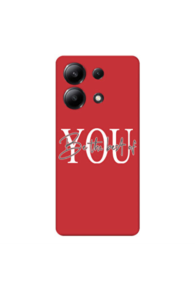 Other Xiaomi Redmi Note 13 4G Be the best of Red Colored Silicone TPU Θήκη